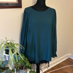 AVA & VIV Blue/Green Blouse